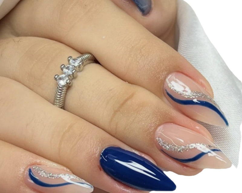Navy Ribbon Set