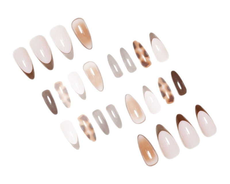 Wearing leopard-print nails enhances skin brightness.