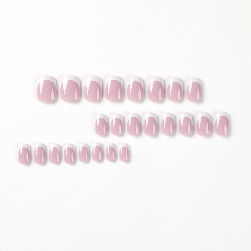 French White Edge Nail Patches
