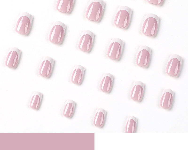 French White Edge Nail Patches
