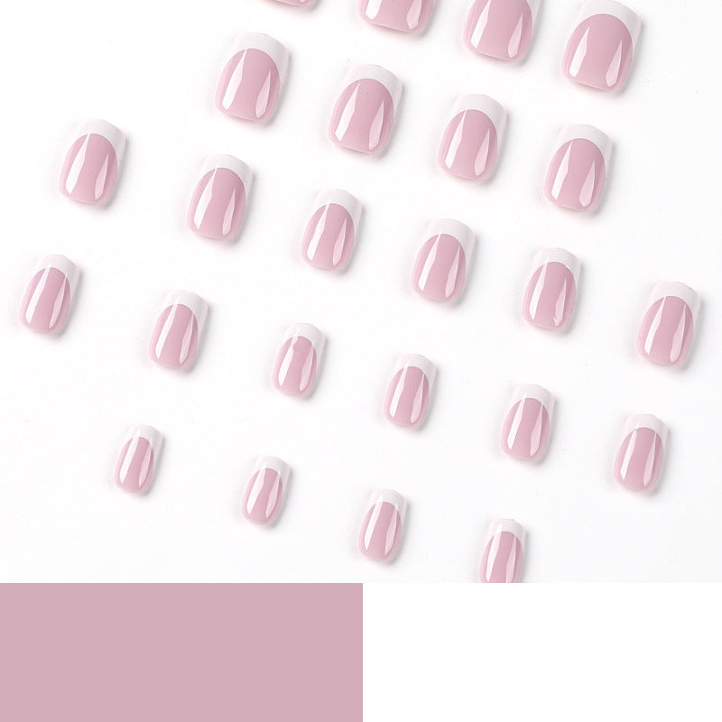 French White Edge Nail Patches