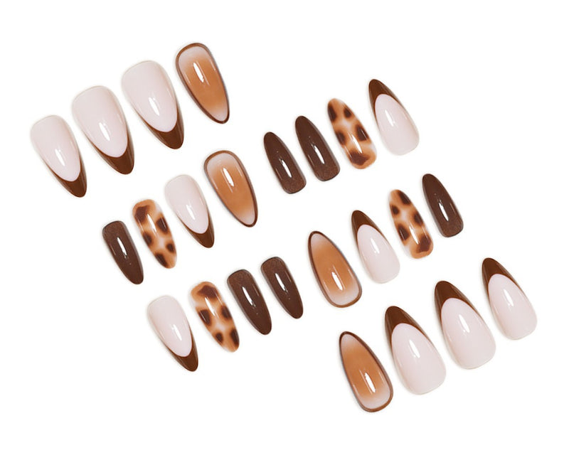 Wearing leopard-print nails enhances skin brightness.