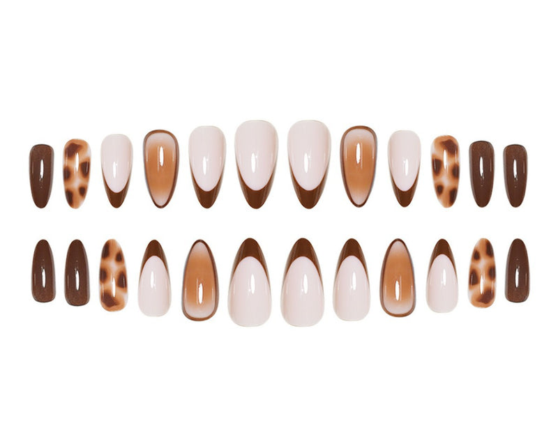 Wearing leopard-print nails enhances skin brightness.