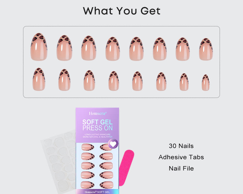 Premium French Manicure Press-On Nails