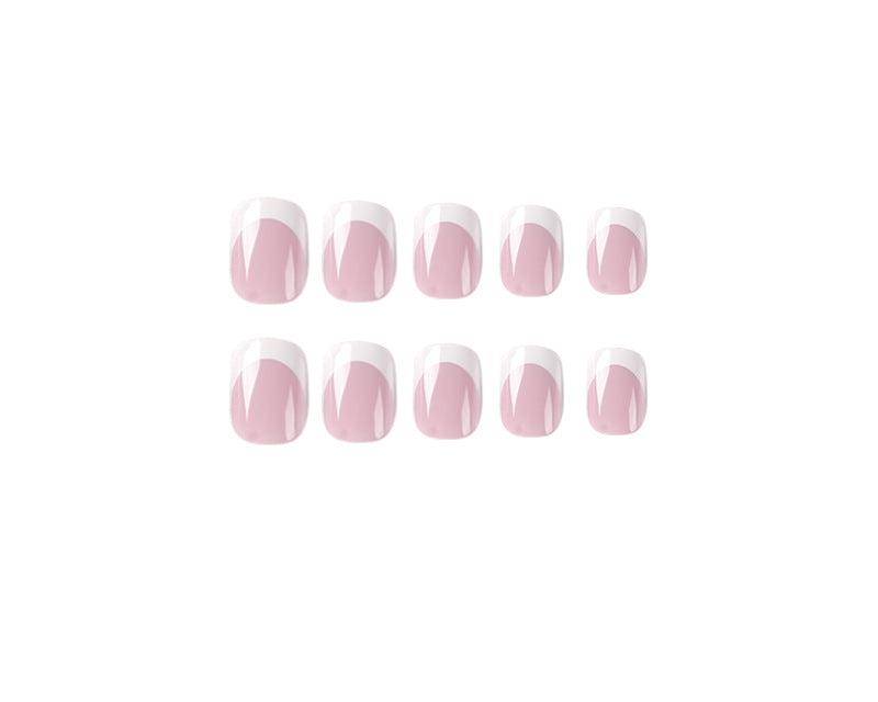 French White Edge Nail Patches
