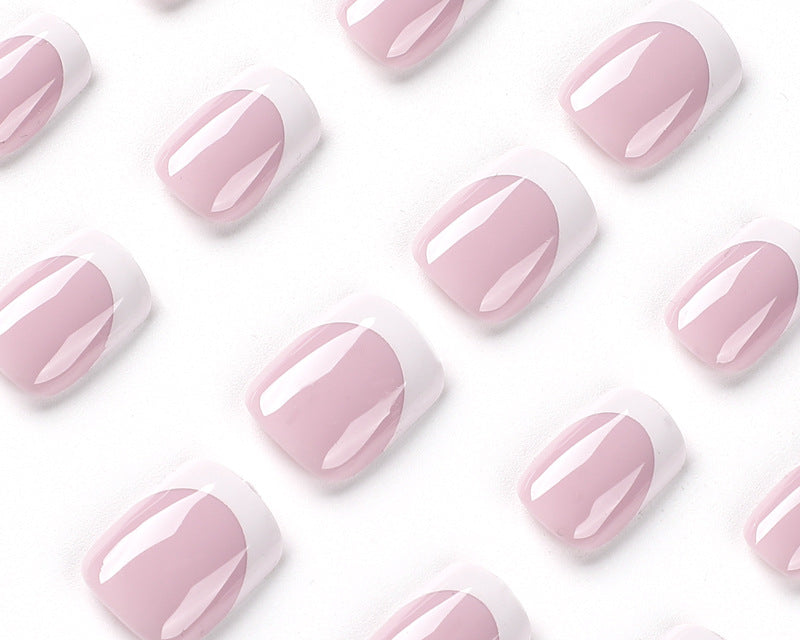 French White Edge Nail Patches