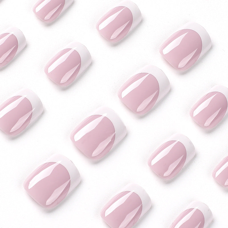 French White Edge Nail Patches