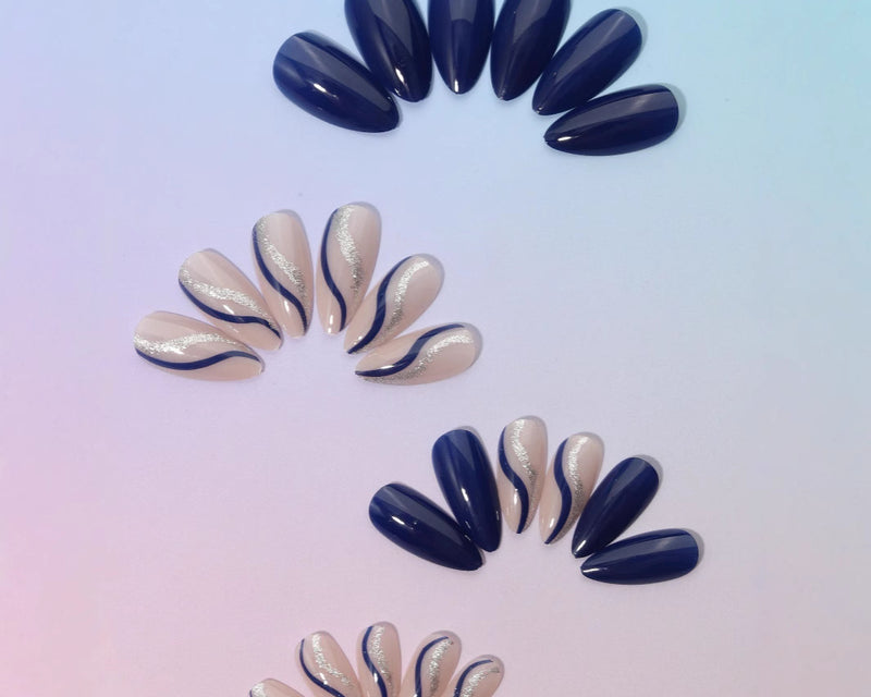 Navy Ribbon Set