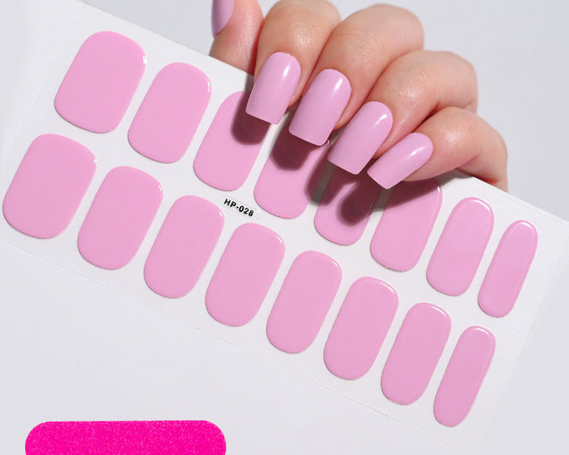 UV Gel Nail Stickers Semi-Cured Phototherapy Nail Set