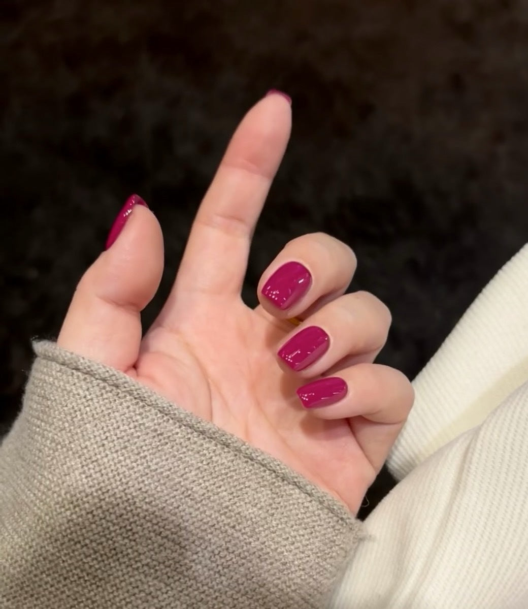 Handmade Solid Color Nail Armor